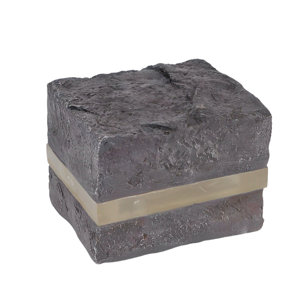 Resin Stone Shaped Waterproof 12V LED Modern Outdoor Lights Lawn Lamp