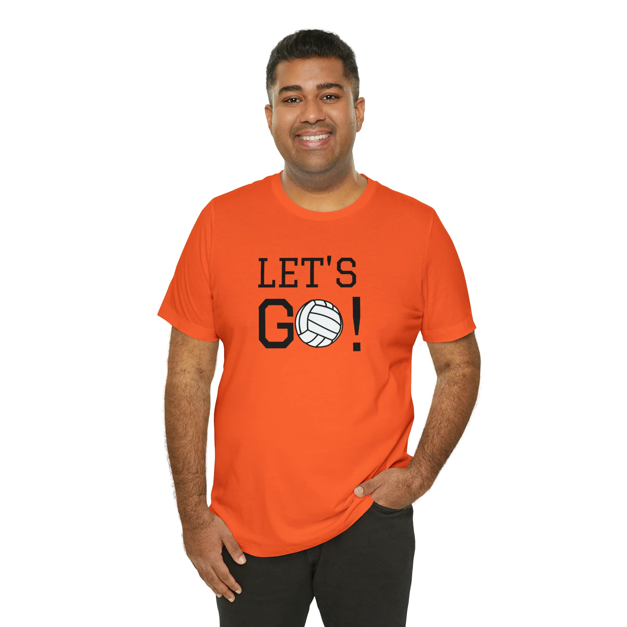 Let's Go! Volleyball Unisex Jersey Short Sleeve Tee