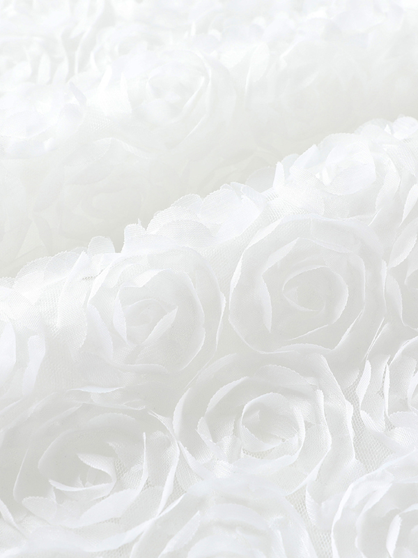 3D Flower Mesh Splicing Sleeveless Halterneck Sexy Memaid Maxi Dresses