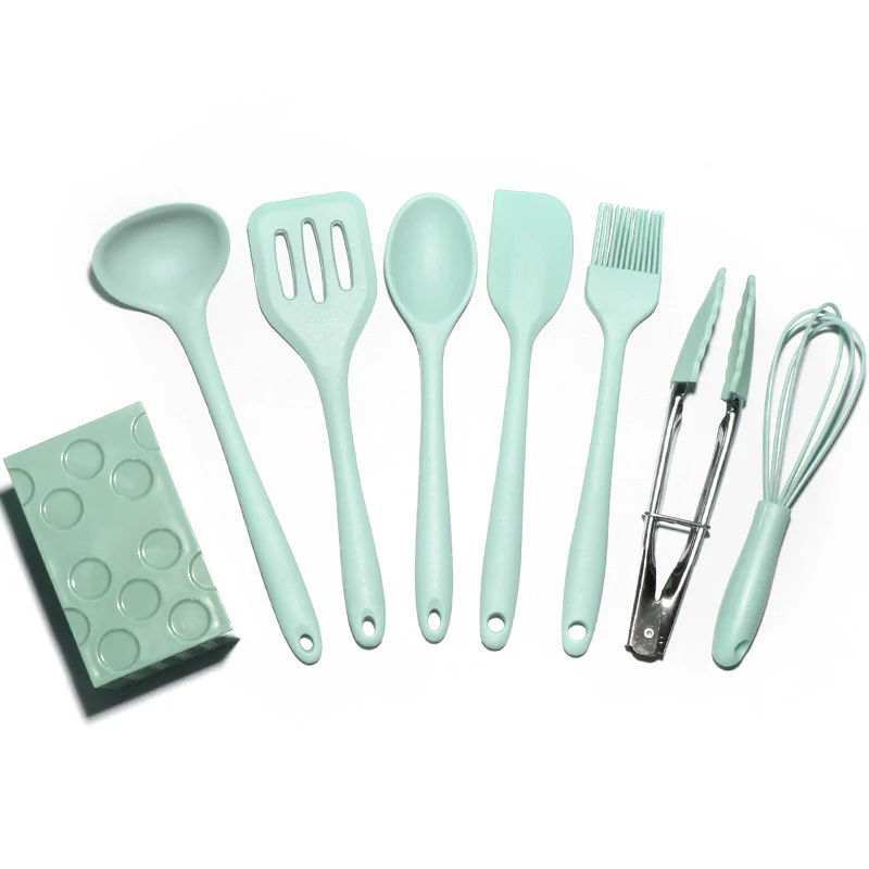 Silicone Utensil with Matching Utensil Cup