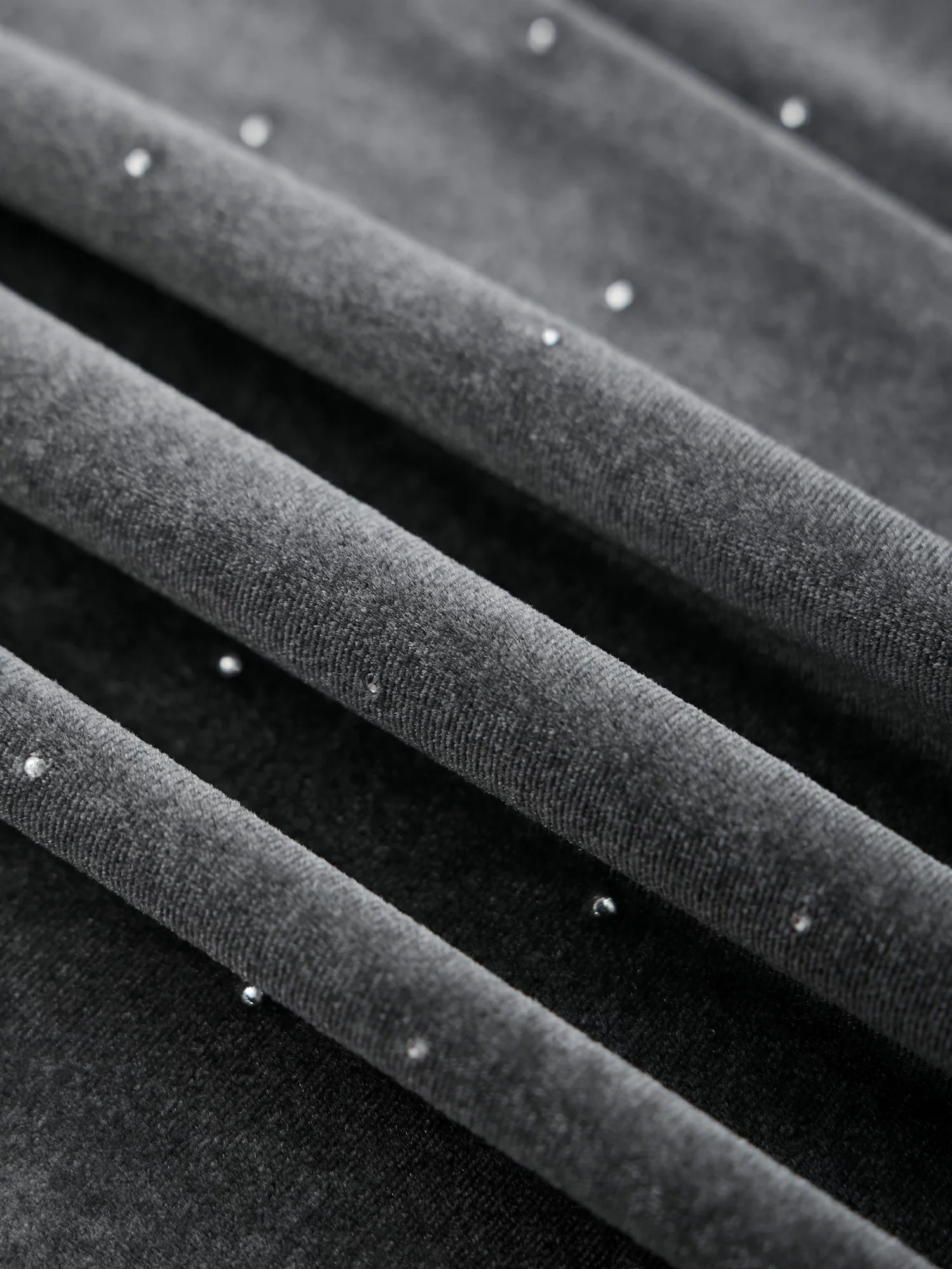 Women's Velvet Rhinestone Tube Dress