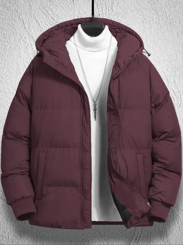 🔥Last Day 95% OFF🔥Men's Thick Warm Hooded Puffer Coat