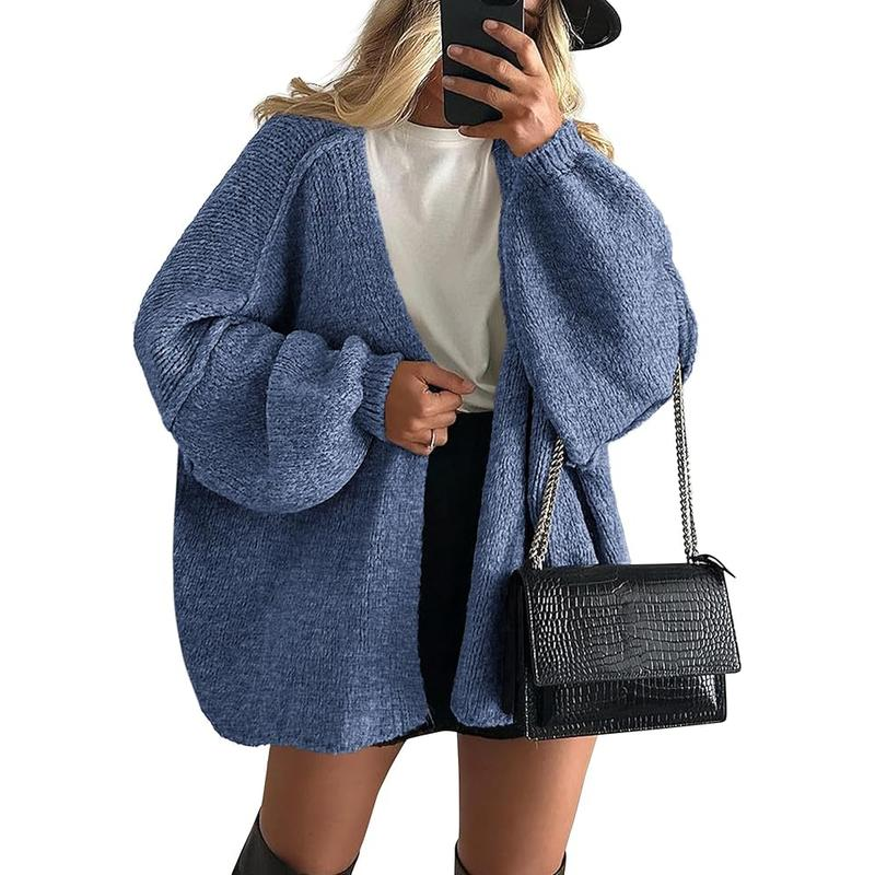 Women's autumn oversized long cardigan sweater