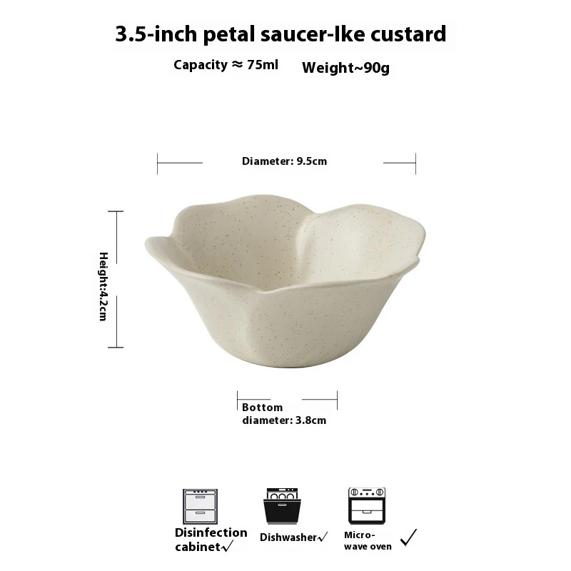 Ceramic Flower Petals Bowl