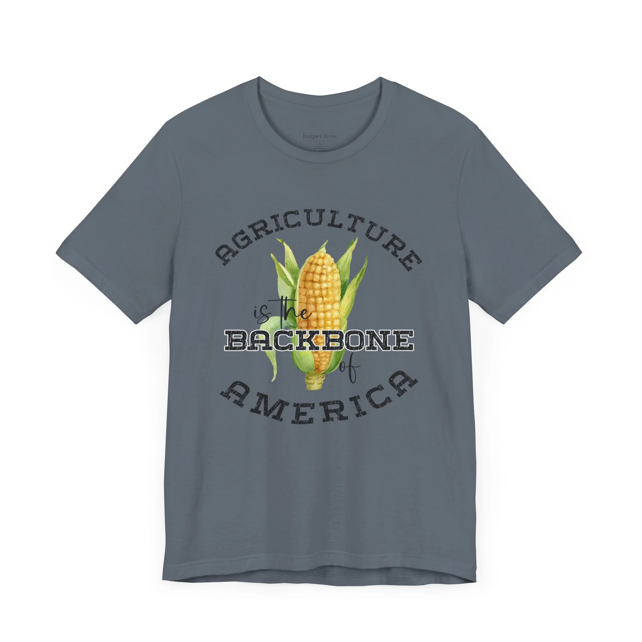 Agriculture is the Backbone Bella Canvas Jersey Short Sleeve Tee - Multiple Colors