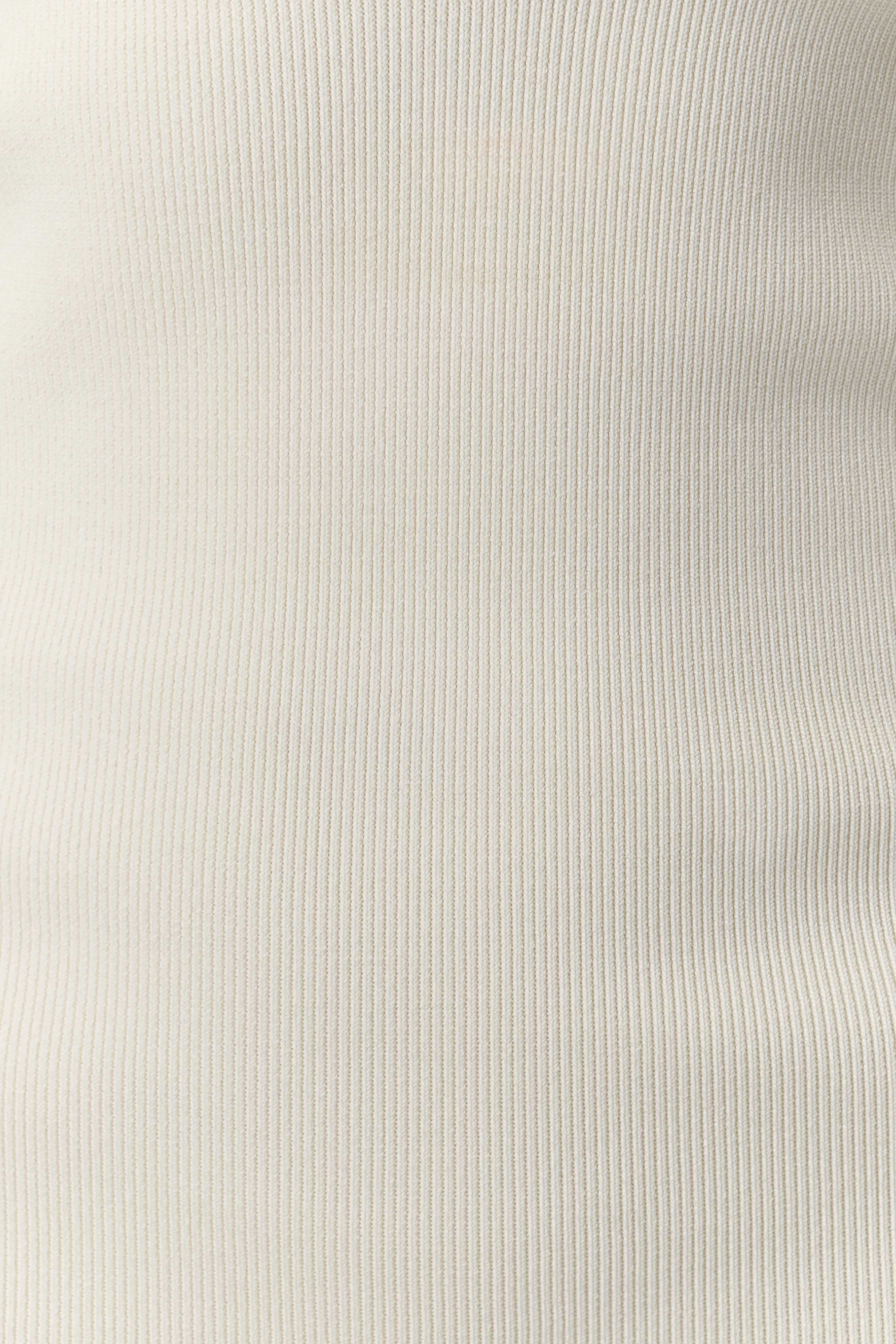 Ivory Balloon Sleeve Knit Mini Dress