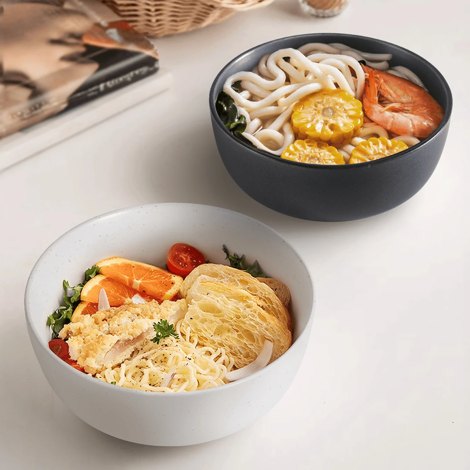 4PC Ceramic Bowl Set 27oz