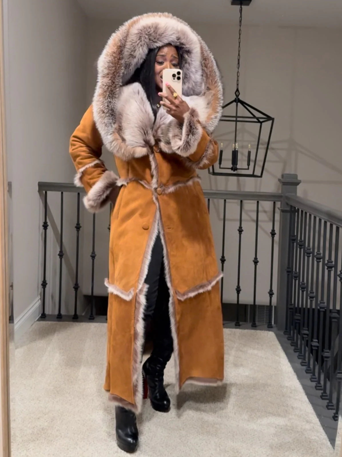 Hooded Plush Coat（✔️Free shipping）