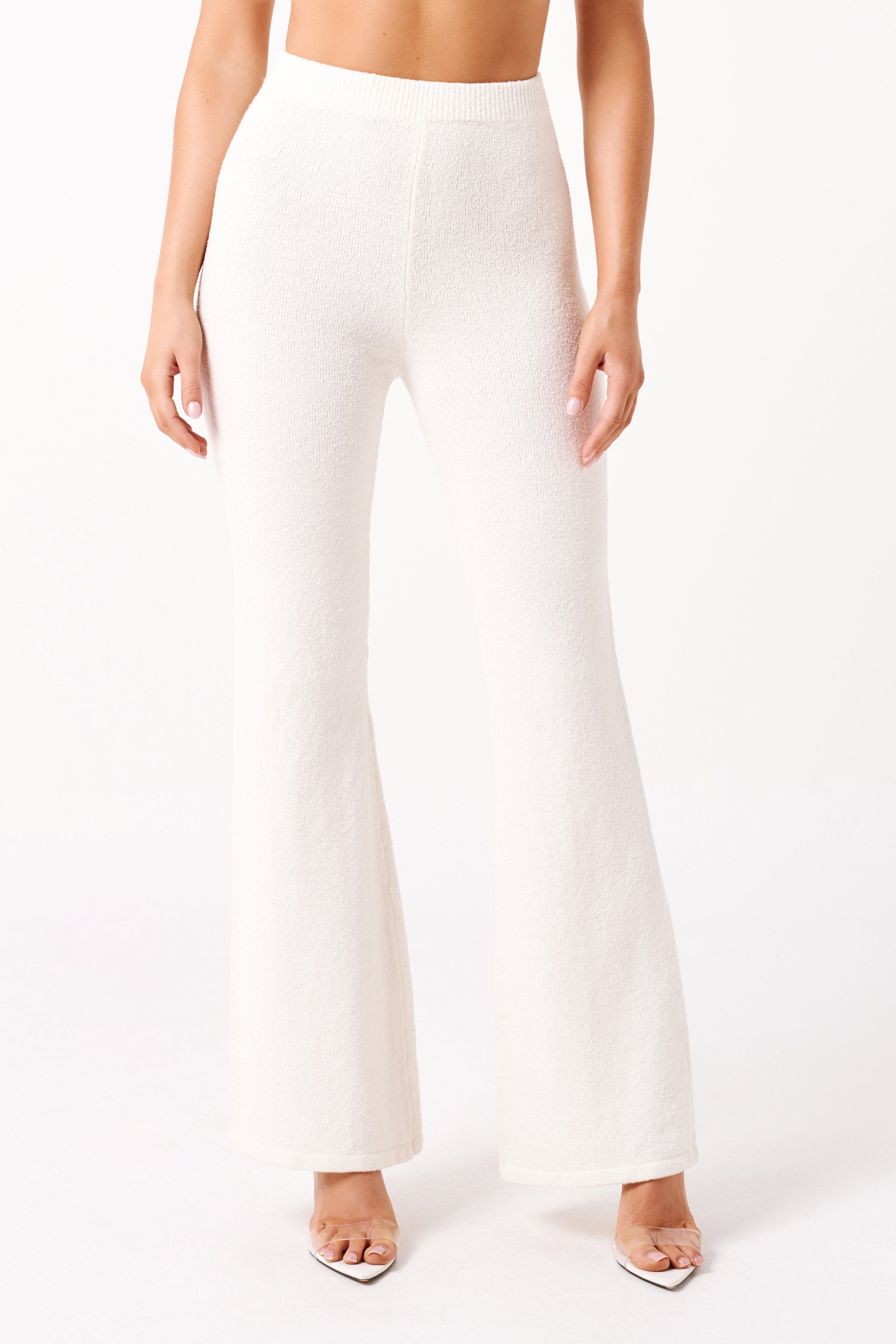 Ivory Knit Pants
