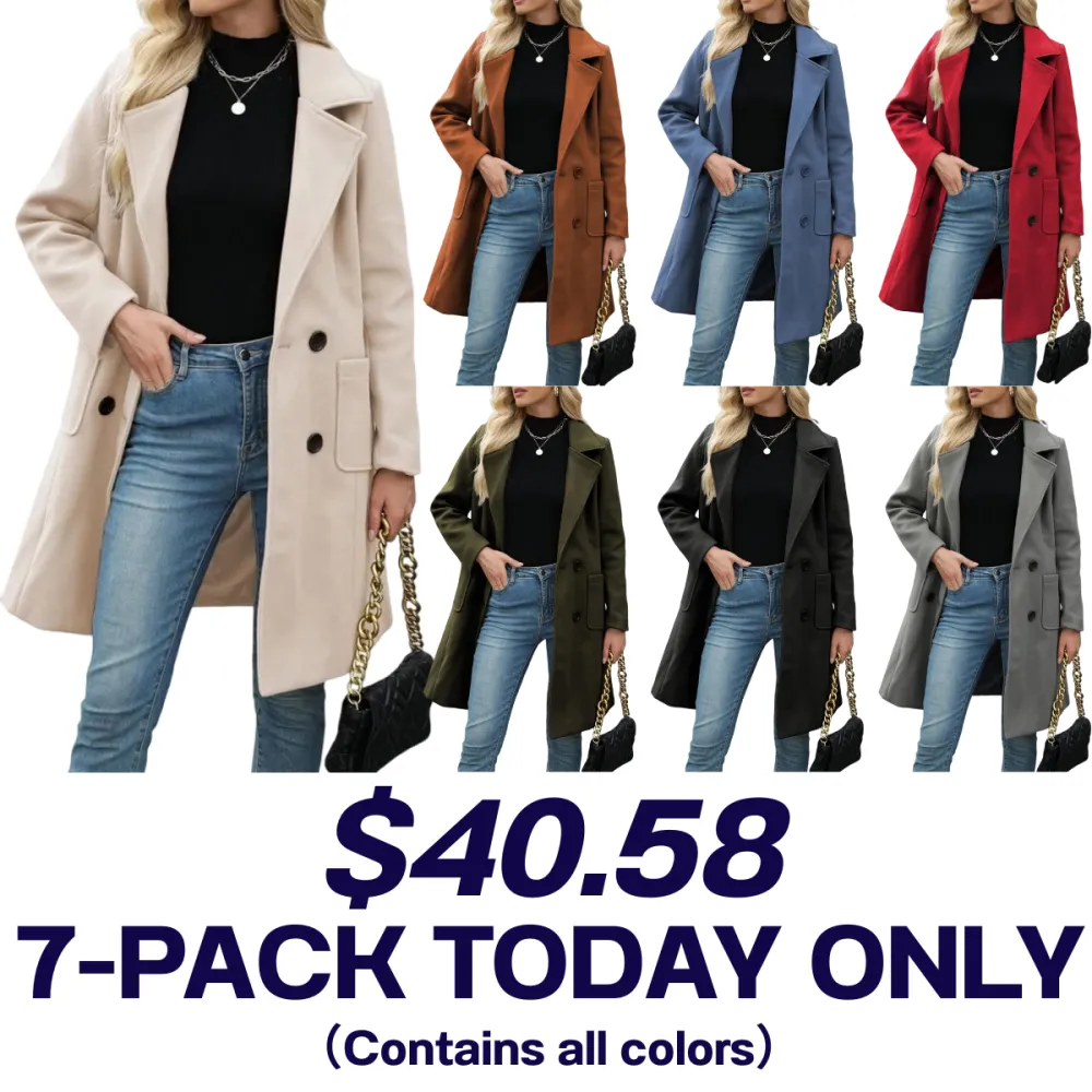 ⏰BLACK FRIDAY SPECIAL💥7-COLOR WOOL Coat🔥Last Day 95% OFF🔥