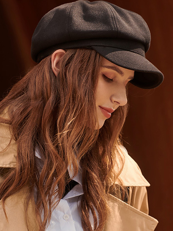 Simple 4 Colors Beret Hat