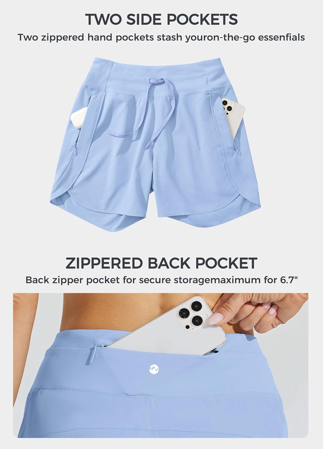 Women's Athletic Running Shorts 5