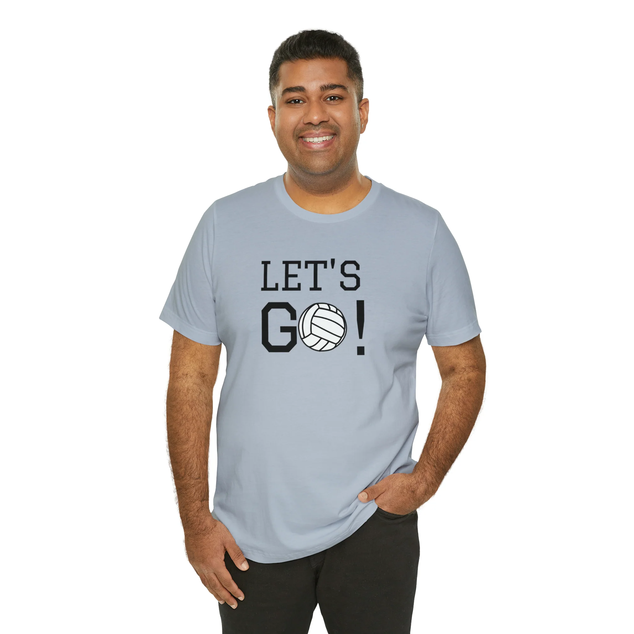 Let's Go! Volleyball Unisex Jersey Short Sleeve Tee