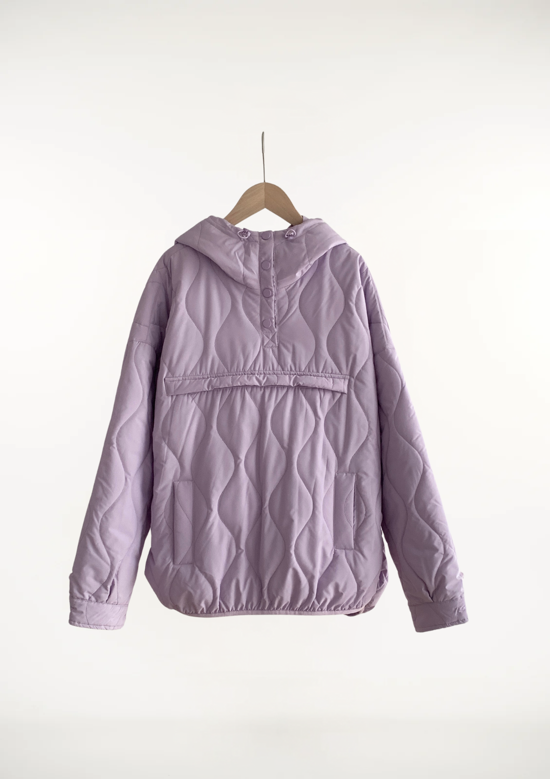 Women's Packable Quilted Water - Repellent Hooded Pullover