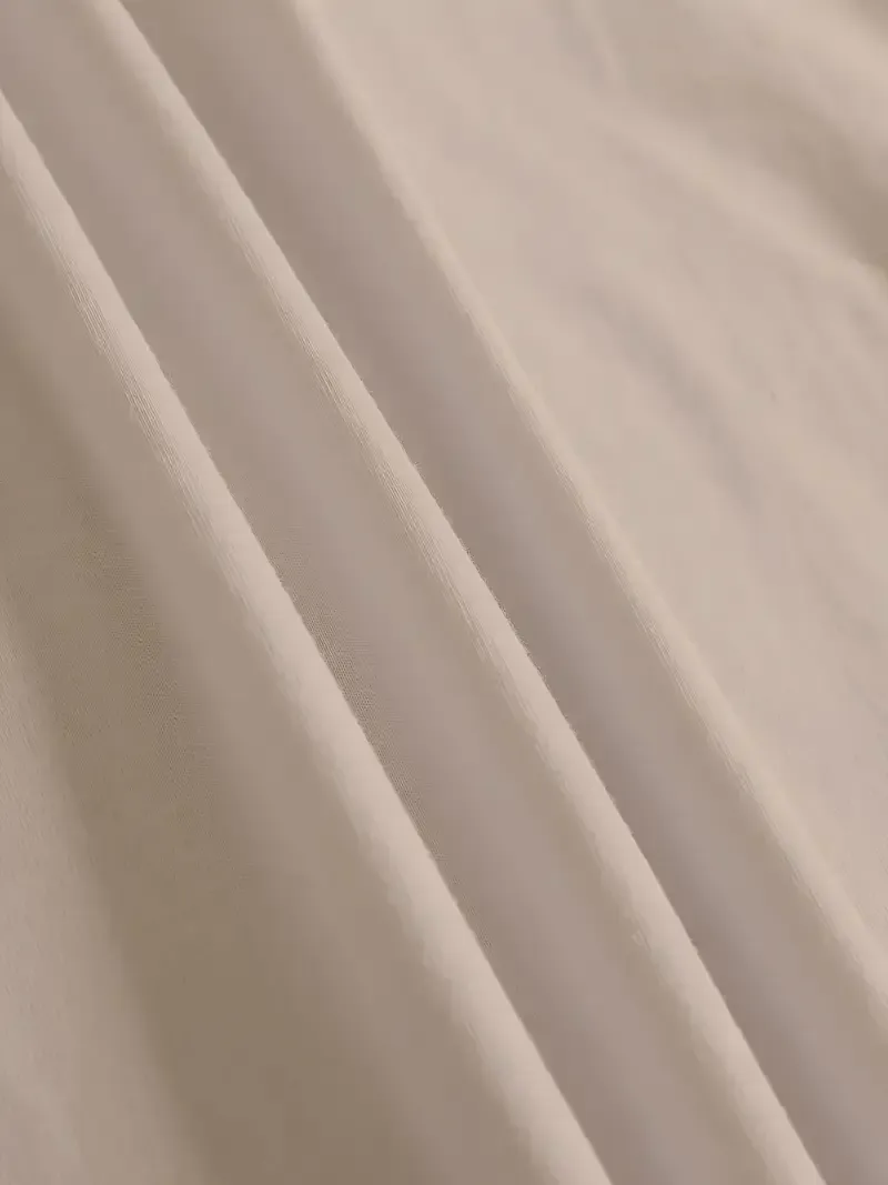 Soft Polyester Women's Casual Long Sleeve Crew Neck T-Shirt