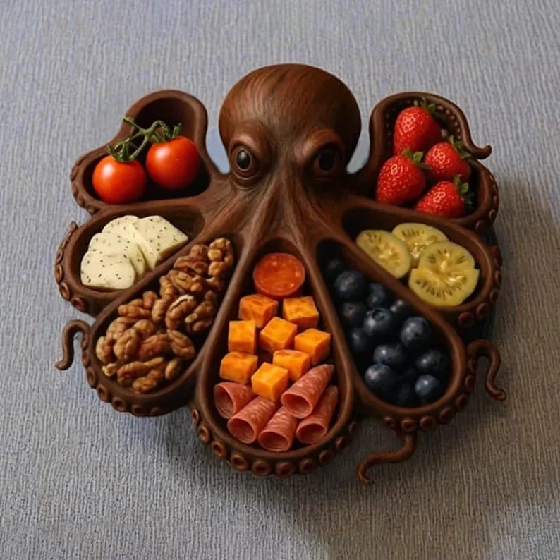 Octopus Charcuterie Tentacle Platter