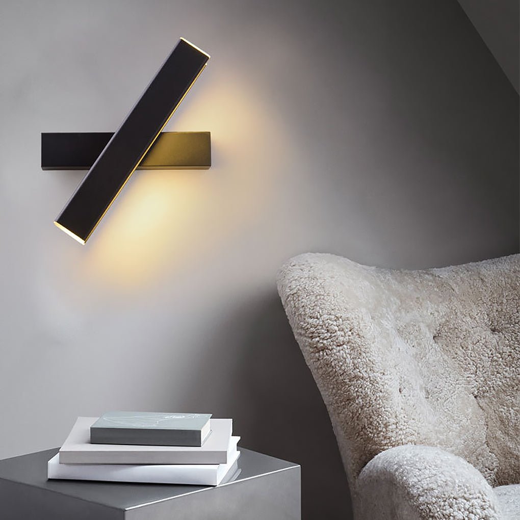 Nordic Minimalist 360 Rotatable LED Wall Lamp for Bedside Corridor Aisle