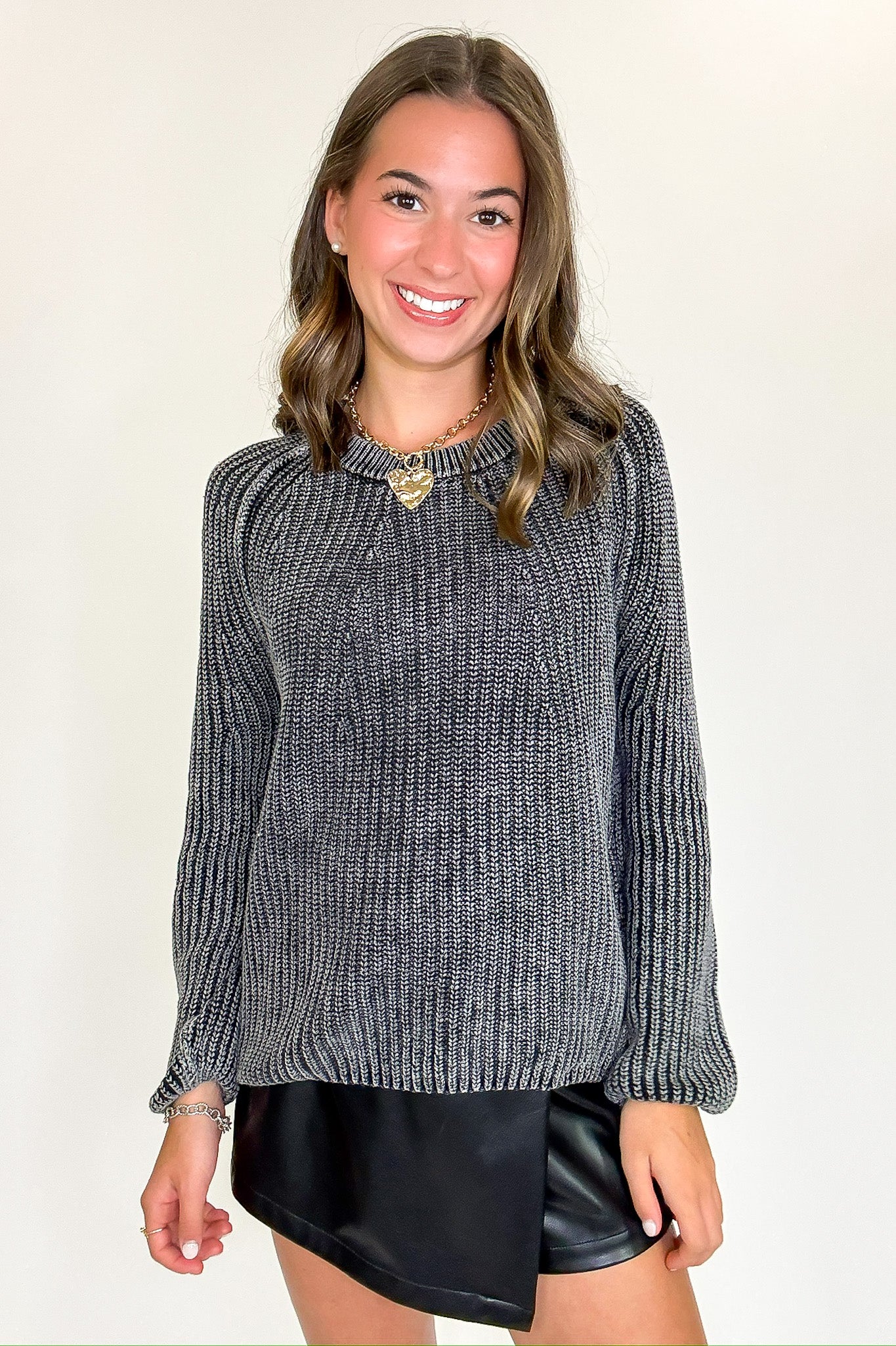 Fireside Stone Washed Round Neck Sweater