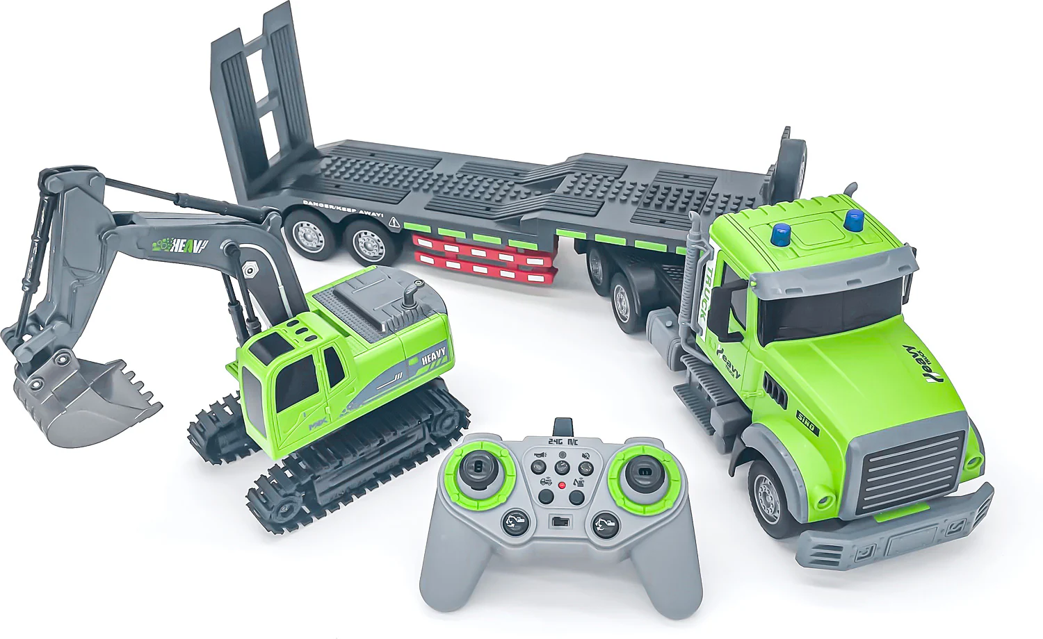 Remote-Control Scooper Truck with Flatbed