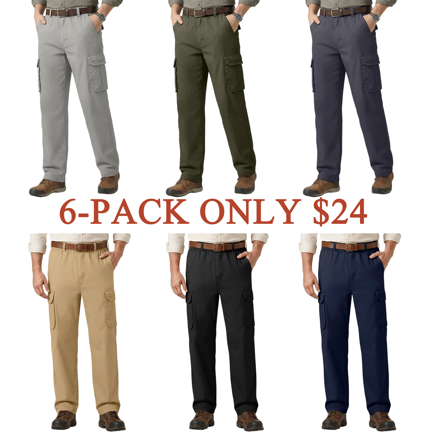 Ultra Comfort Flex Fit Cargo Pants