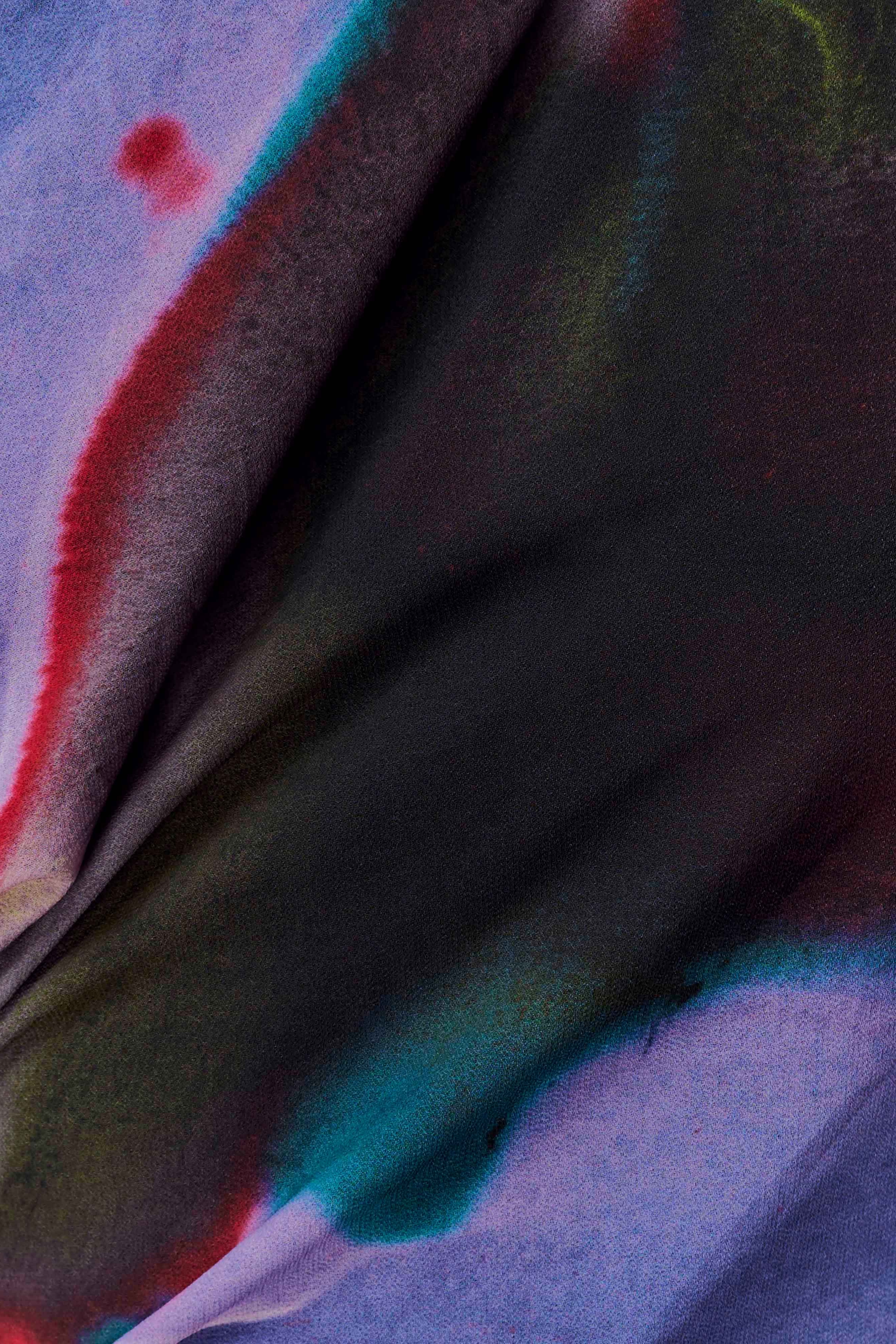 Print Chiffon Mini Dress