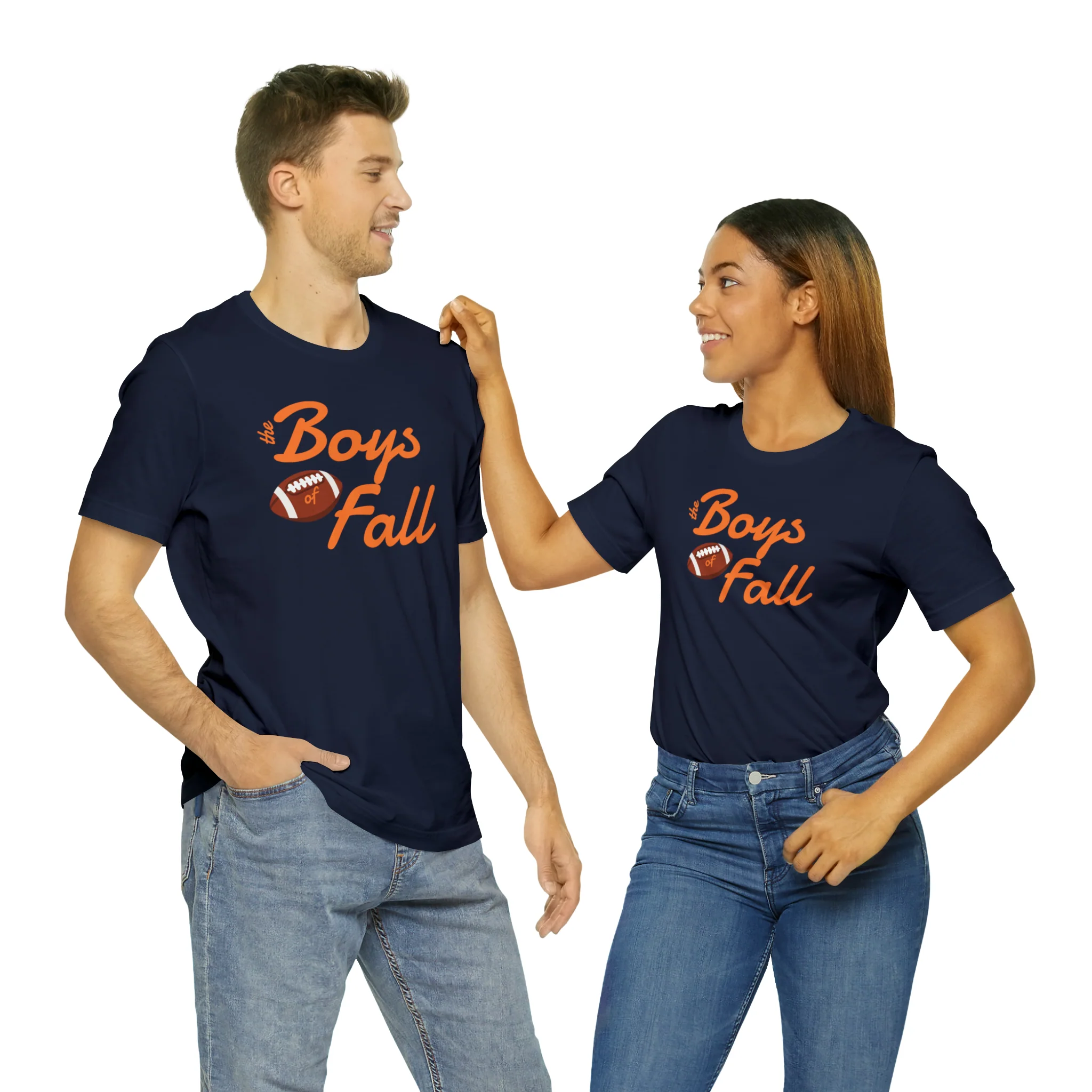 Boys of Fall Football Patch Unisex Softstyle T-Shirt