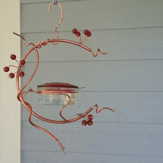 Red Berries Hummingbird Feeder