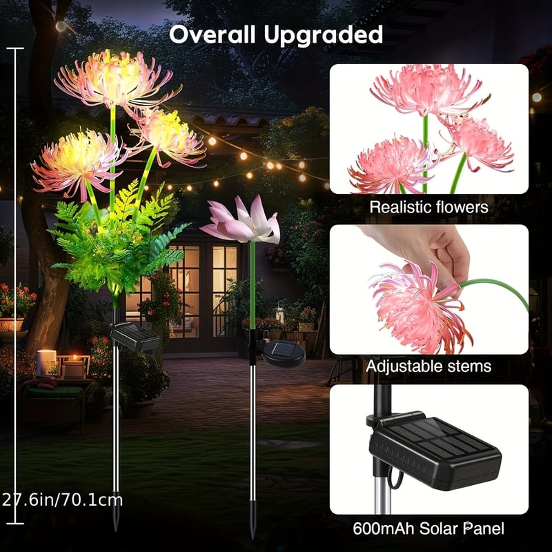 Waterproof Solar Lycoris Radiata Stake Lights