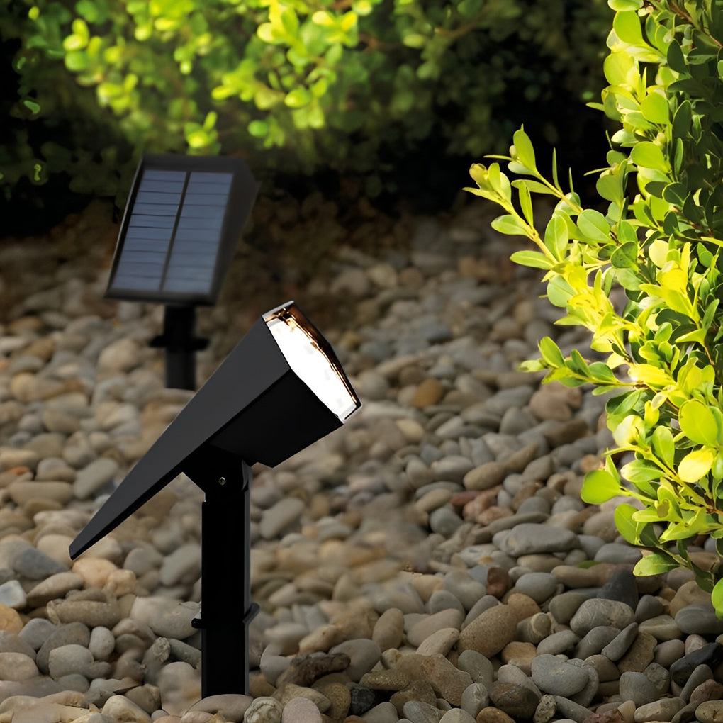 Adjustable Waterproof Multicolor Motion Sensor Modern Solar Spot Light