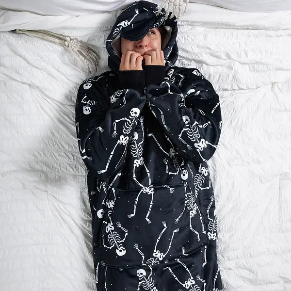 Wearable blanket Oversized with sherpa lining One size fits most.