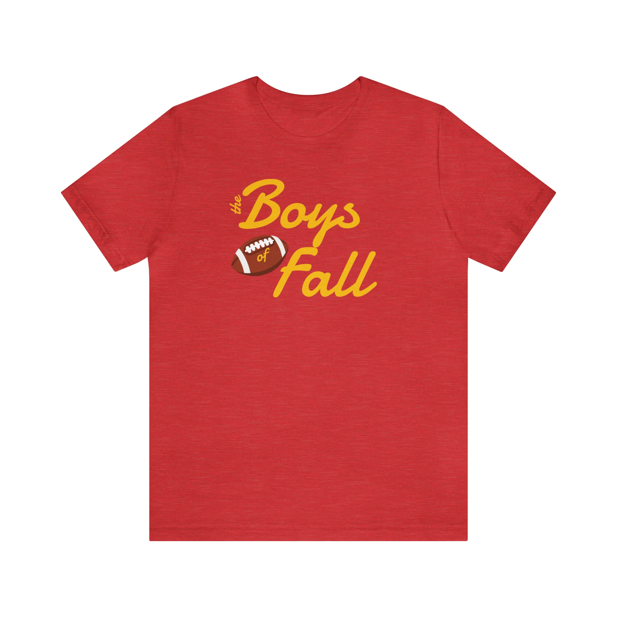 Boys of Fall Football Patch Unisex Softstyle T-Shirt