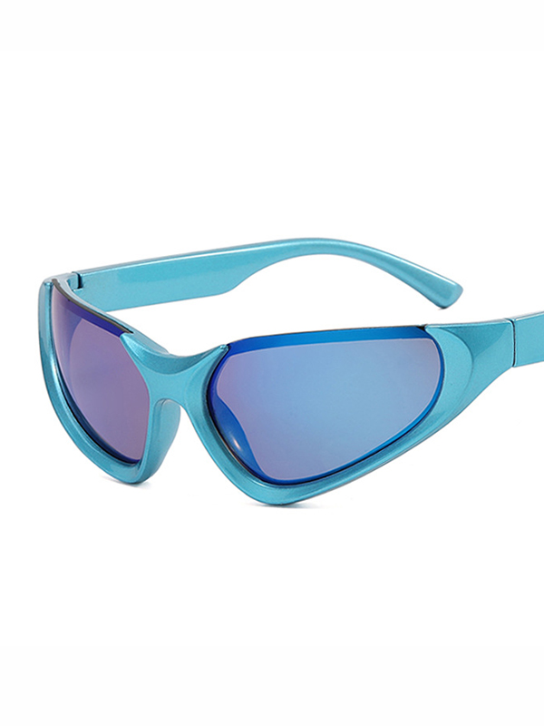 Geometric Sun-Protection Sunglasses Accessories
