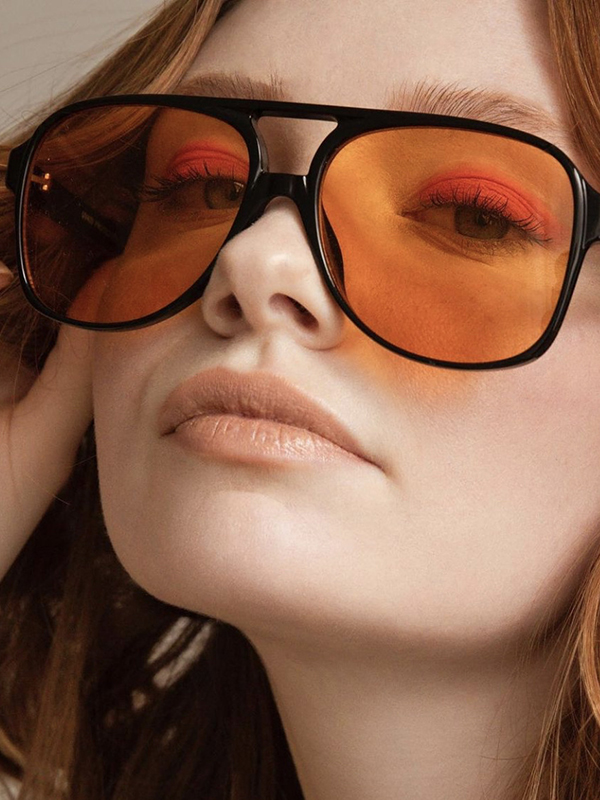 Geometric Sun-protection Sunglasses Accessories