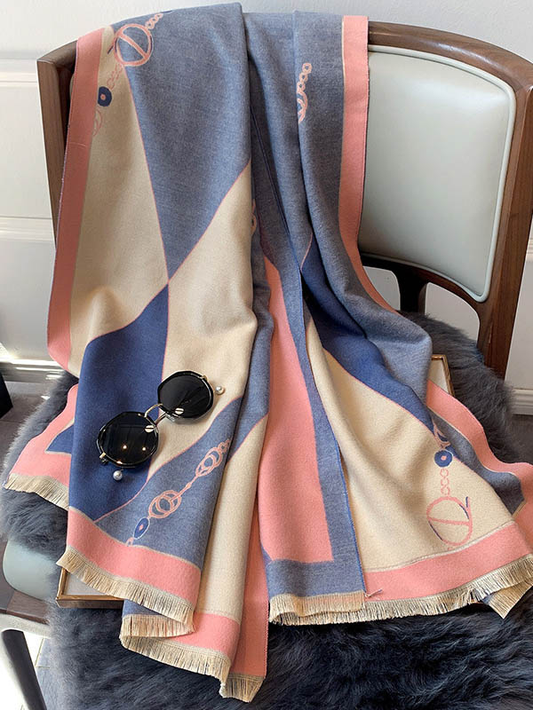 Thicken Split-Joint Warm Shawl&Scarf