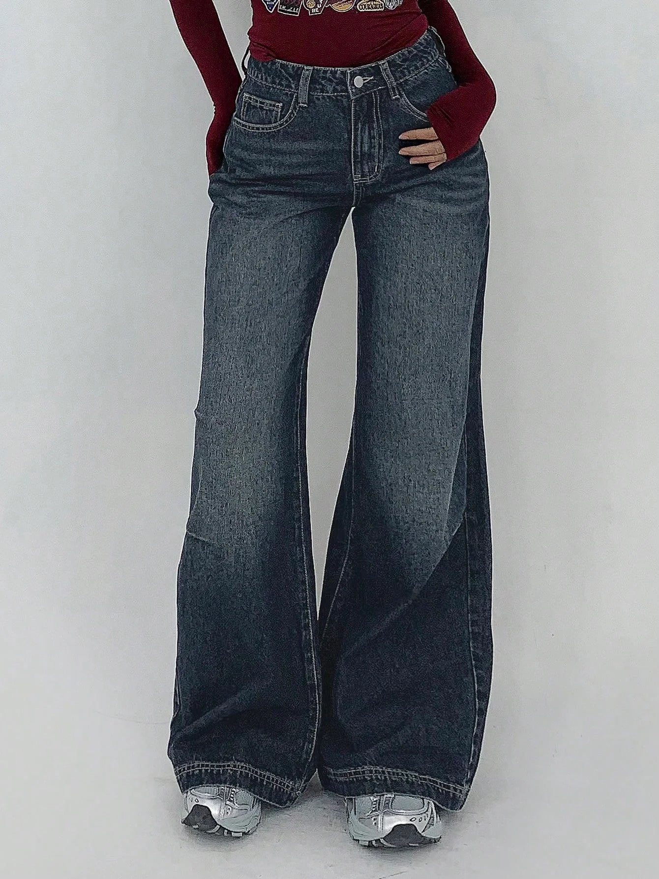 Static Fade Flare Jeans