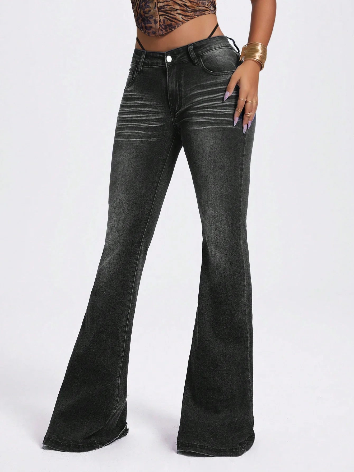 Night Vision Flare Jeans