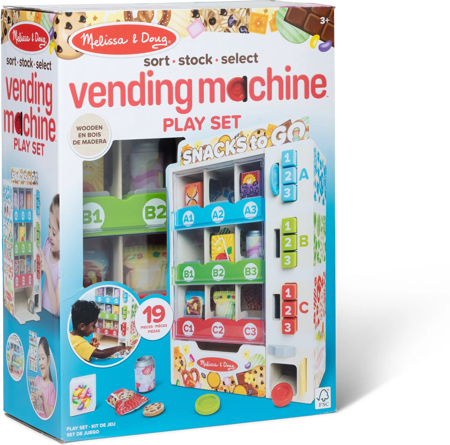 Sort-Stock-Select Vending Machine Playset
