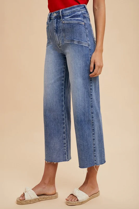 Wear High Rise Wide Leg Jeans
