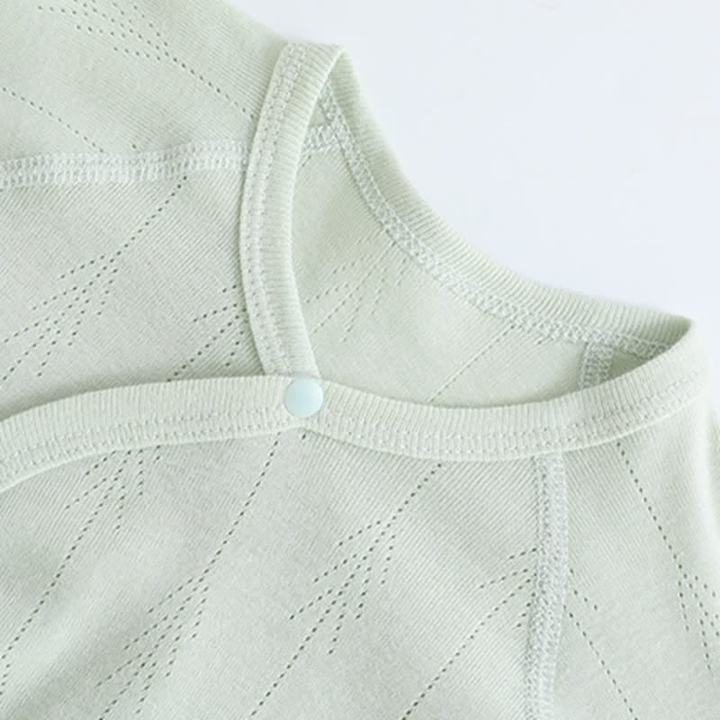 Baby Simple Solid Color Kimono Romper