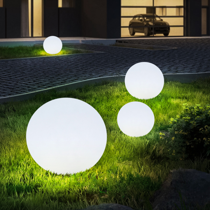 Cordless LED Glowing Ball Light - 16 RGB Color Changing Waterproof Floating Ball Lamp w/Remote