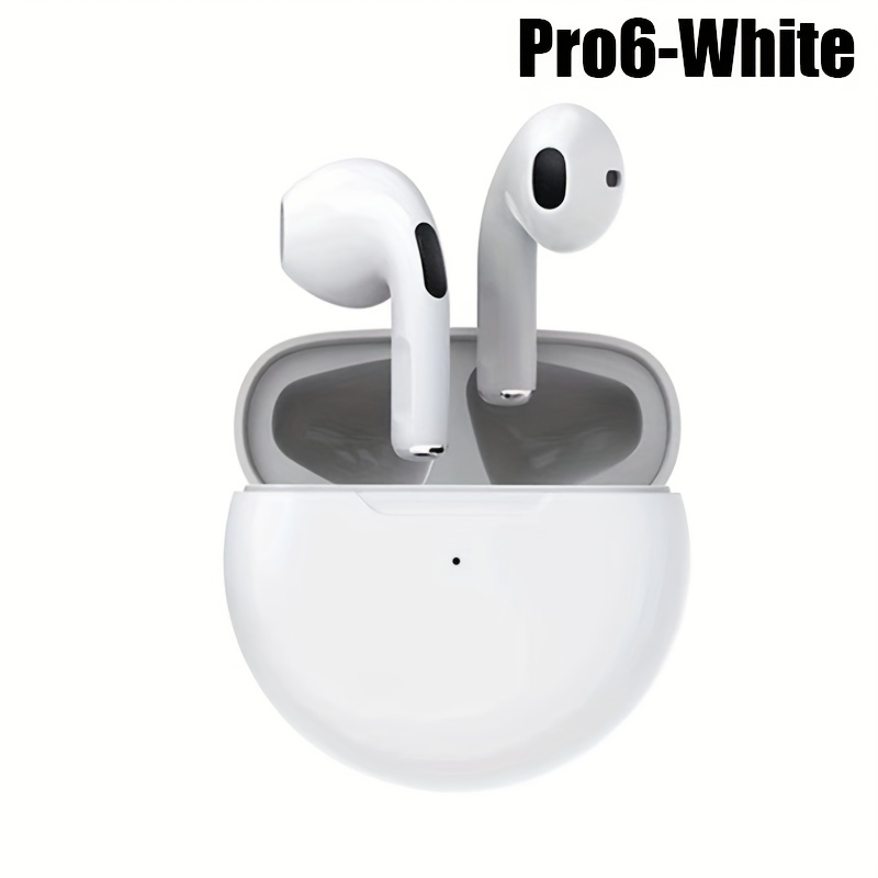 New Pro 6 Tws Waterproof In-Ear Hi-fi Stereo Wireless Earbuds Sports Life Headphones