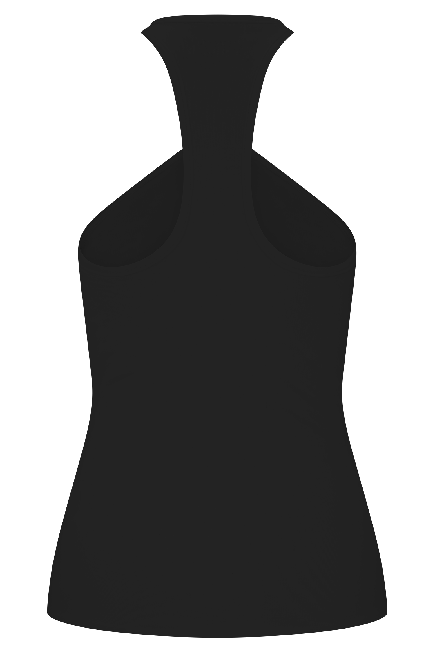 Black Modal Tank Top With Hardware