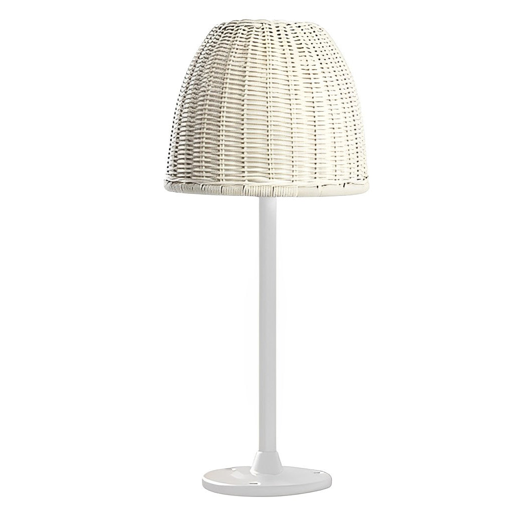 Hand-woven Rattan Waterproof Modern Outdoor Floor Lamp Garden Lights