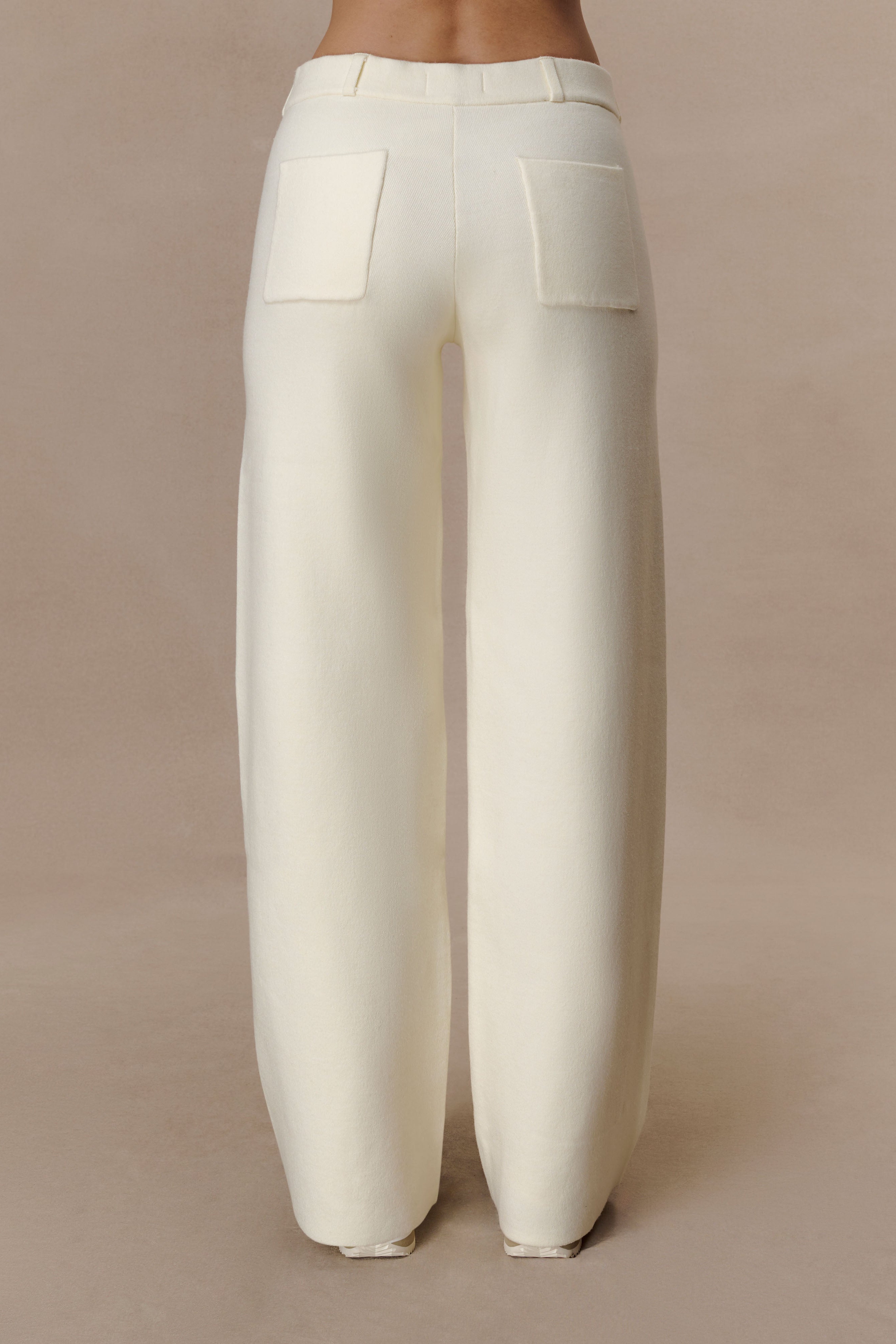 Ivory Knit Trouser