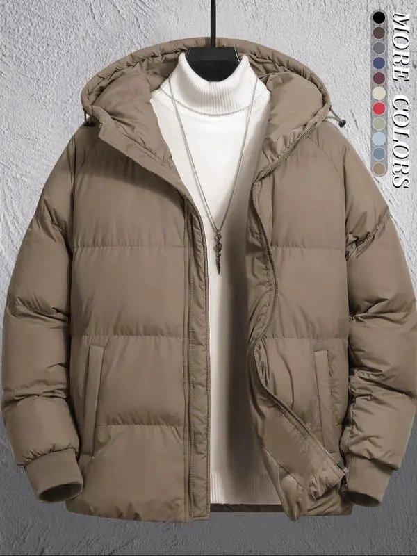 🔥Last Day 95% OFF🔥Men's Thick Warm Hooded Puffer Coat