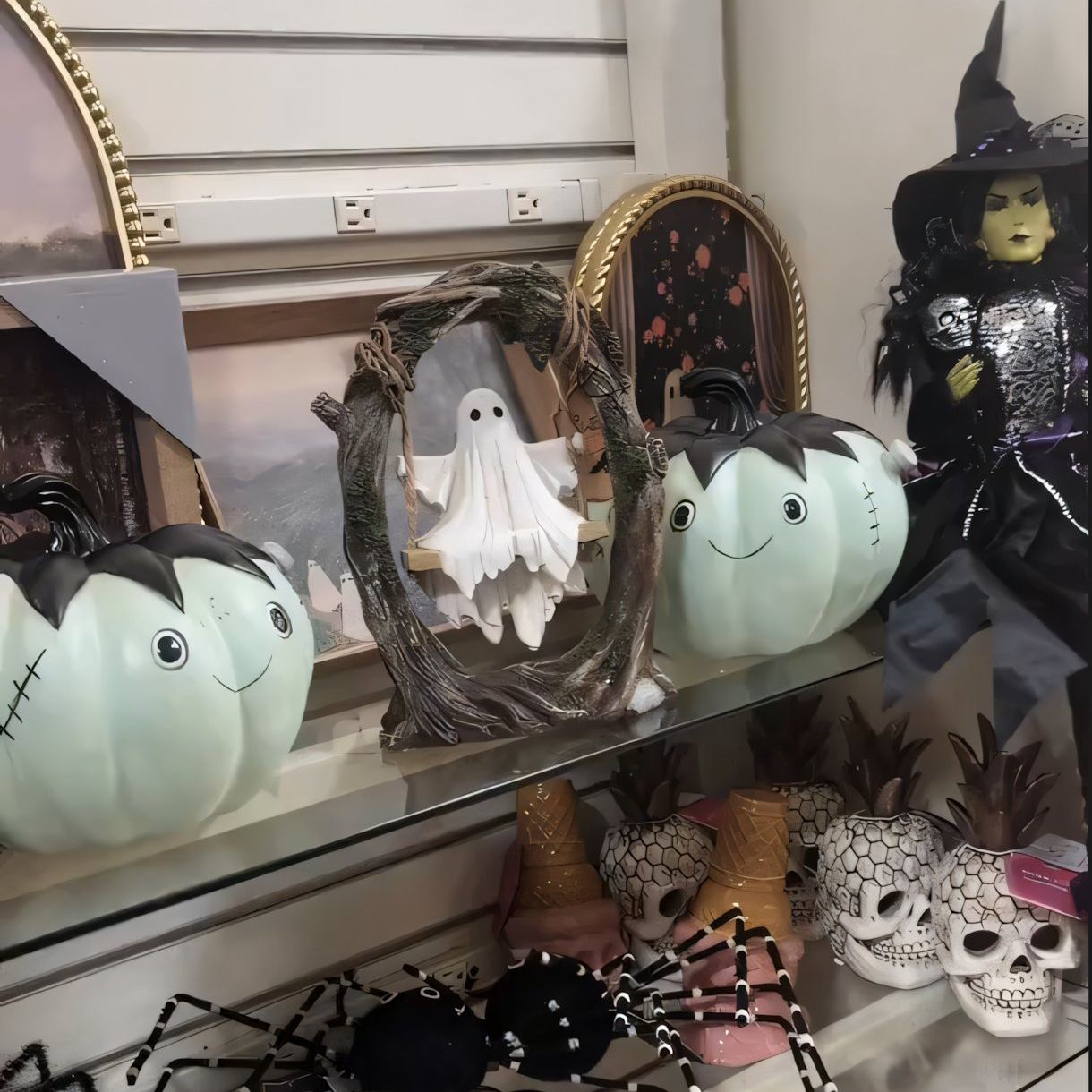 Swinging Shadows: Ghost on a Tree Swing