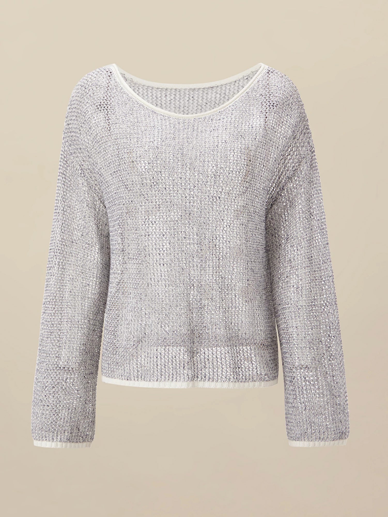 Linen Crochet Hollow Out Top