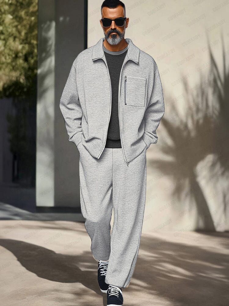 Athleisure Regular Fit Jacket Set