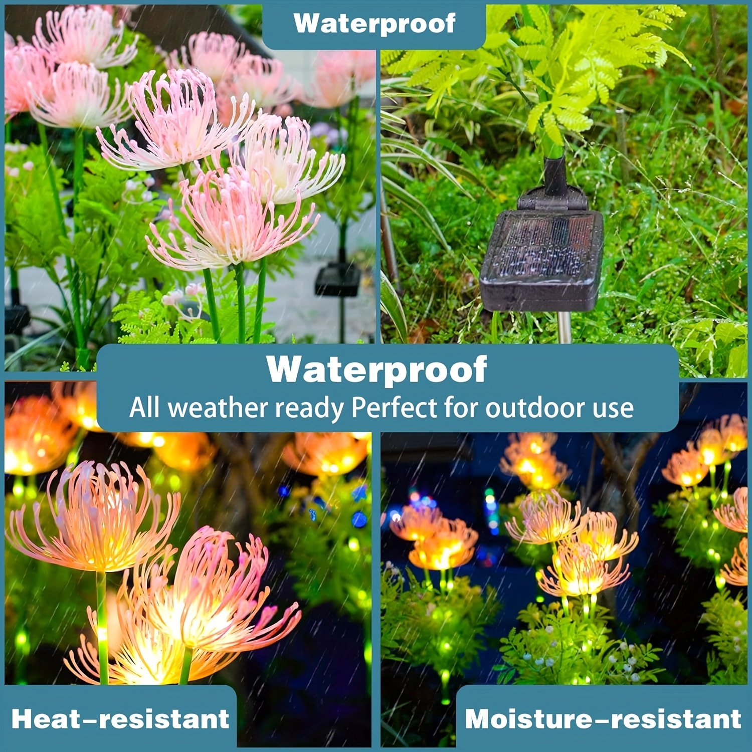 Waterproof Solar Lycoris Radiata Stake Lights