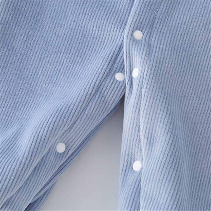 Baby Fleece Lined Cute Animal Romper